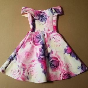Lovely Day S Floral Dress Fit-n-Flair